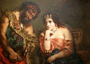 Eugene Delacroix Cleopatra and the Peasant oil on canvas